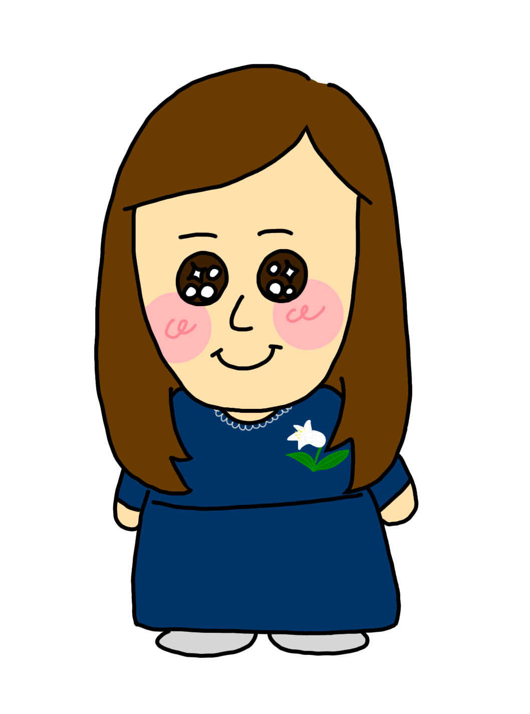 リリーのイラスト